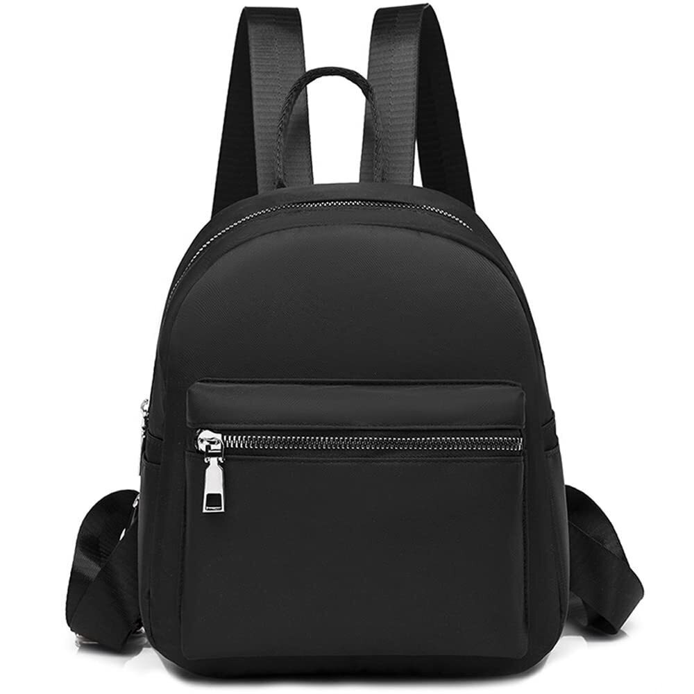 Small Backpack Purse for Women Travel Shoulder Bag Black